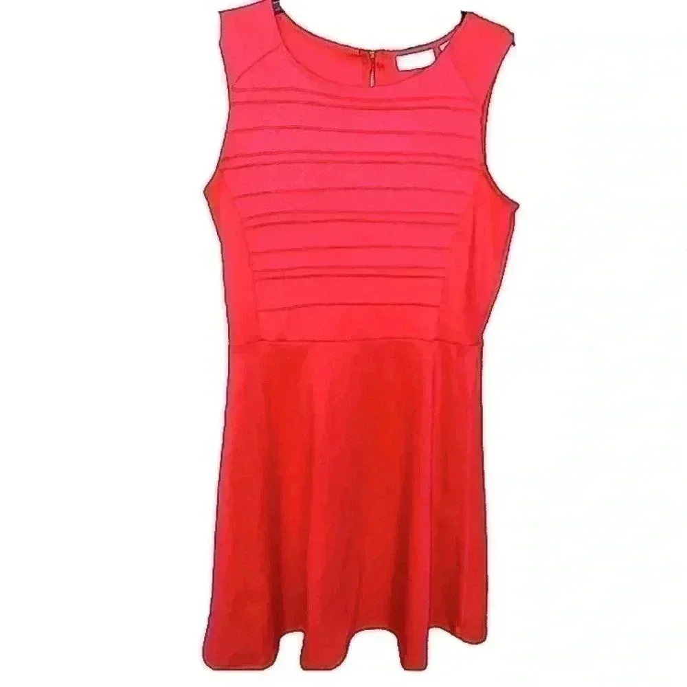 New York & Company Women’s Dress Pink Fit & Flare Sz. XL